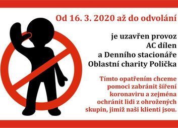 Se zvýšenou opatrností a odpovědností dál poskytujeme služby