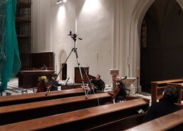 Kostel - kamera - koncert - připraveno