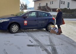 Trpín - cesta pro kasičky