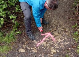 Tým Centra duševního zdraví pomáhá při značení