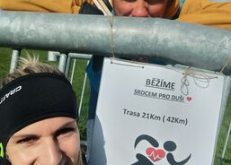 Ze značení půlmaratonu