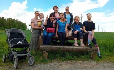 Své kolegy z CDZ se vydali na trať podpořit i zdravotní sestry z Domácí zdravotní péče