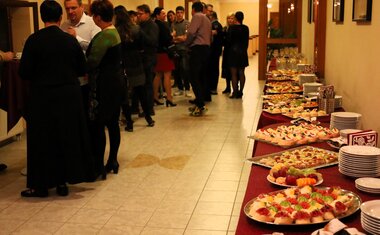 Před koncertem proběhlo setkání se sponzory