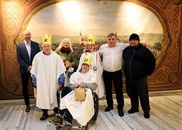 Už 6. ledna jsme zašli s koledou na radnici, koledovali klienti AC dílen