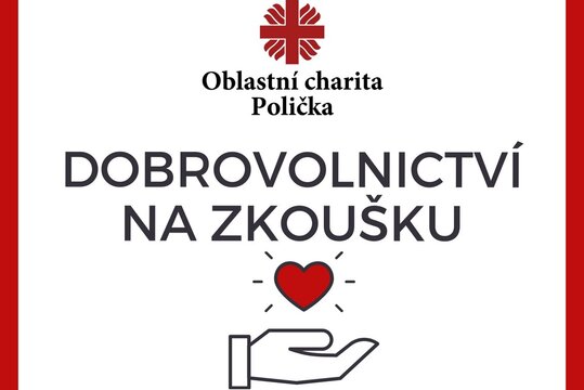 Dobrovolnictví na zkoušku květen 2025 - nutná rezervace předem